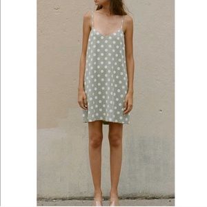 Mara Hoffman Polka Dot Slip Dress